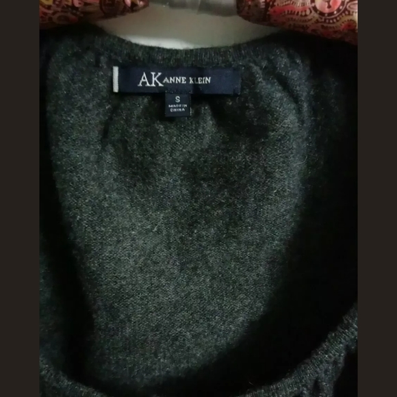 ❄️AK Anne Klein Women's 100% Cashmere Cardigan Sweater - Picture 5 of 6